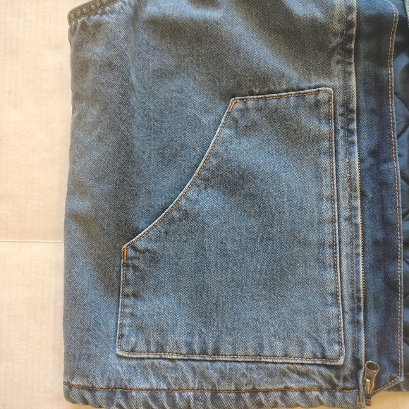 Levi's Sansome Blue Denim Vest Size Medium - Picture 3 of 16